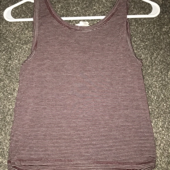 Red Cropped Tank - Picture 2 of 5